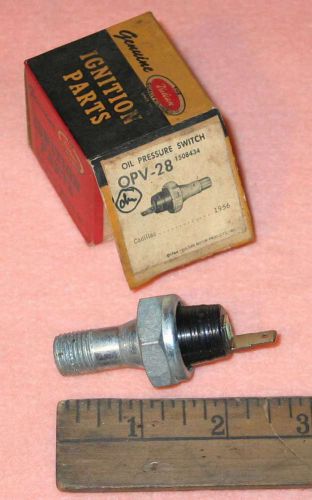 1956 cadillac new oil pressure switch opv-28 1508434