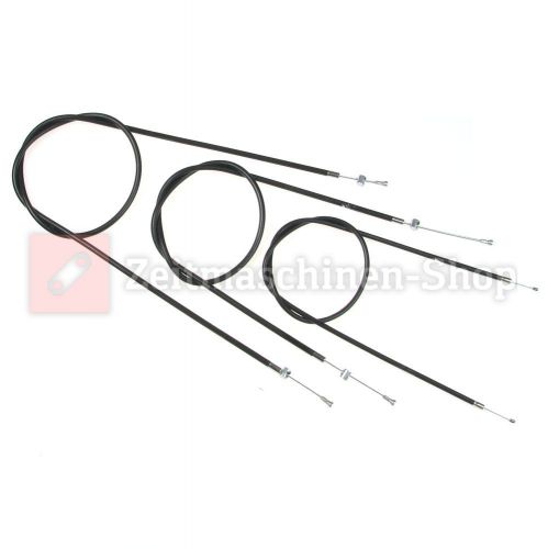 Bowden cable set for mz rt 125/1 125/2 (3-piece), - completely black