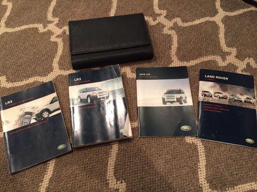 Land rover lr3 oem owners manual, service books, set, no reserve!!