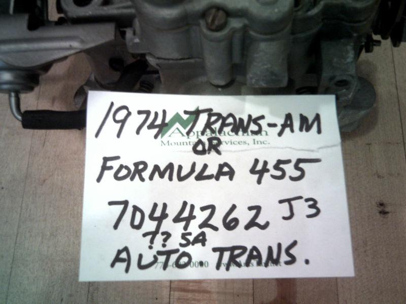 Rochester Quadrajet For 1974 TRANS-AM 455/FORMULA 455 Firebird w/Auto Trans., US $99.00, image 2