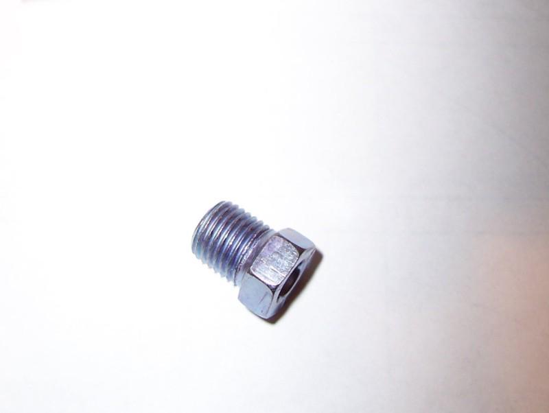 Steel brake line nuts with 7/16" hex for 3/16" tubing