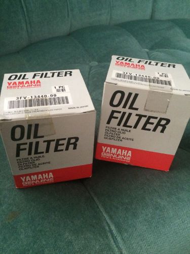 2 yamaha oil filter motorcycle outboard motor 3fv-13440-00