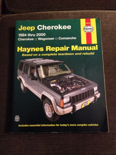 Haynes jeep cherokee 1984-2000 repair manual 50010