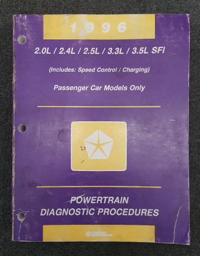1996 dodge / chrysler / plymouth factory powertain diagnosticprocedures  manual