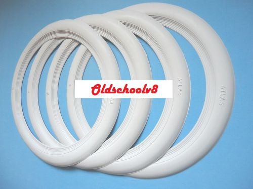Atlas brand 16&#034; white wall portawall tire insert trim set 4 pcs