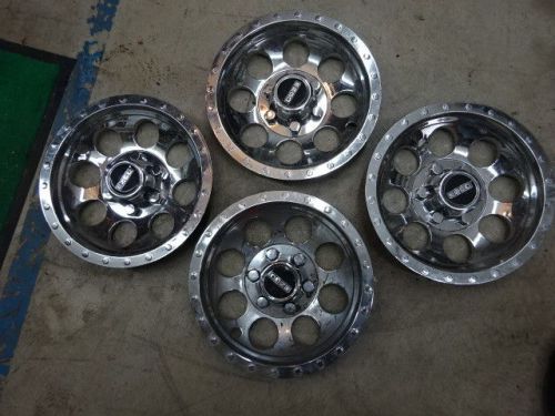 10&#034; golf cart chrome wheel covers / hub caps