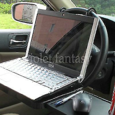Portable fold-up car/auto laptop table holder notebook work dining desk