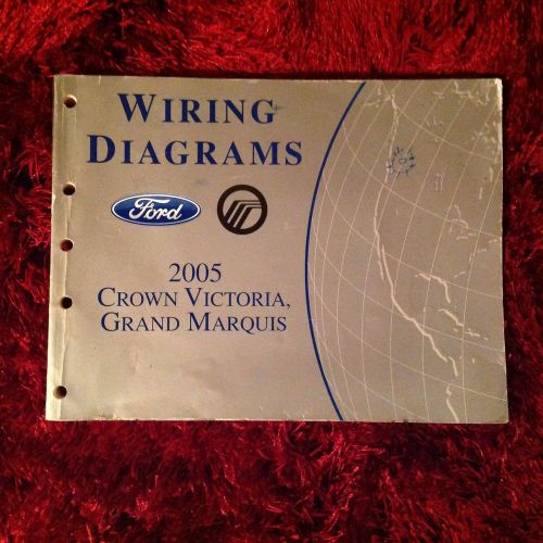 2005 ford crown victoria mercury grand marquis electrical wiring diagrams manual