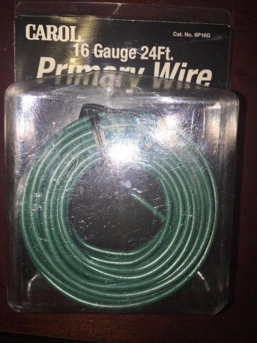 Carol primary wire 16 gauge 24 ft electrical wire cat no 6p16bg rewiring new