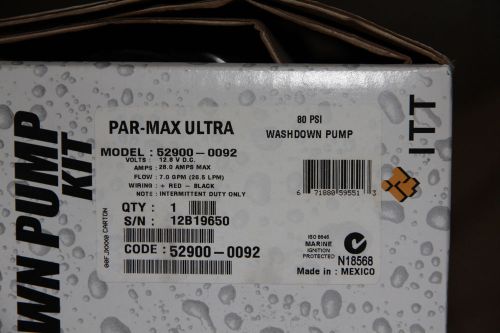 Par max ultra washdown pump kit