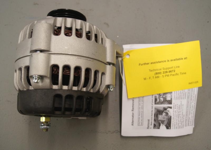 Remanufactured gm 19136076 acdelco 334-2518 alternator w/ fan & pulley