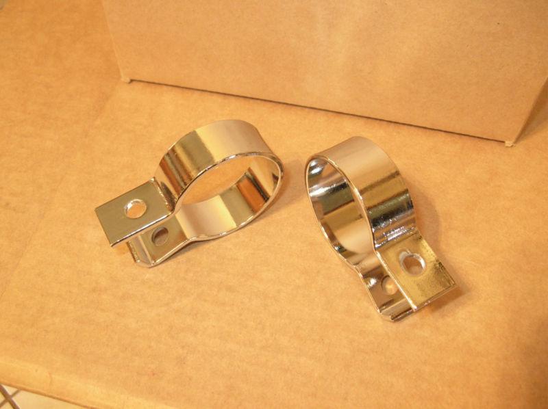 Buy Harley Panhead Muffler Clamps Original OEM 195865 NOS (Beautiful