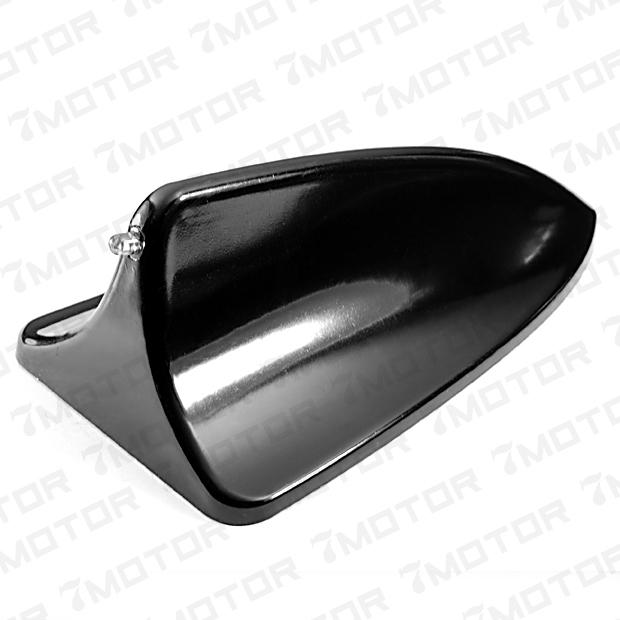Black mast shark fin style roof top mount aerial car antenna base decor air rear