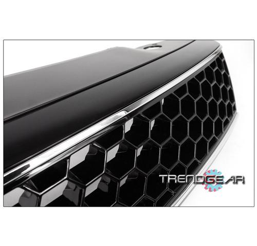 11 12 VW JETTA MKVI SEDAN 4DR HONEYCOMB MESH FRONT UPPER HOOD ABS GRILLE BLACK, US $94.95, image 2