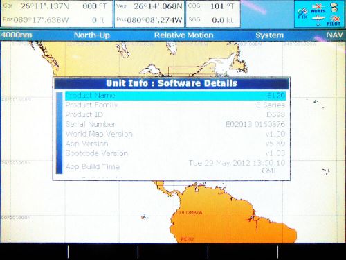 Raymarine E120 Classic Display Unit -E02013- w/ Bezel & Sun Cover Tested, US $799.99, image 5