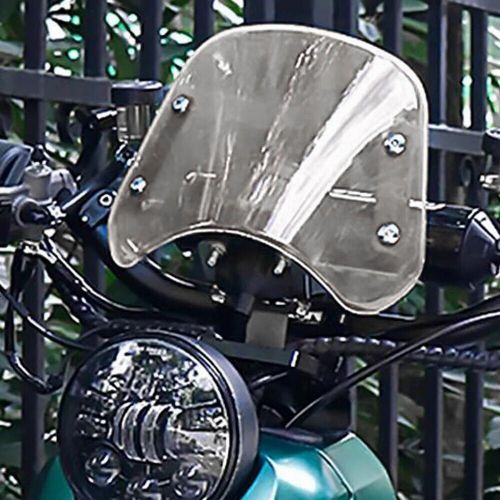 Universal Motorcycle Windshield Clear Windscreen Flyscreen w/Mount Bracket 5"-7", US $20.99, image 4