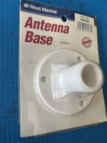West marine antenna base white nylon boat sail 139685