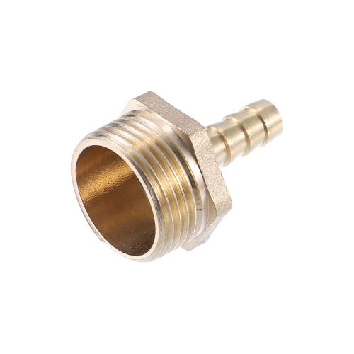 2 pcs 8mm 3/4" bsp male thread brass hose socket compression fittings