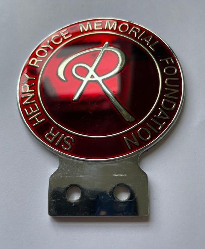 'sir henry royce memorial foundation'  badge (rare)