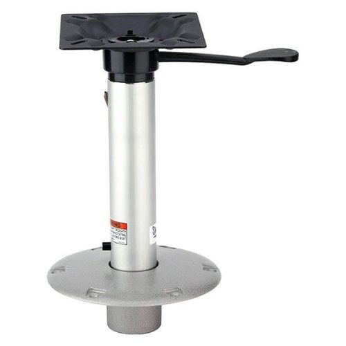 Attwood 23815-7 - 238 series 15" h x 2-3/8" d satin aluminum fixed post with