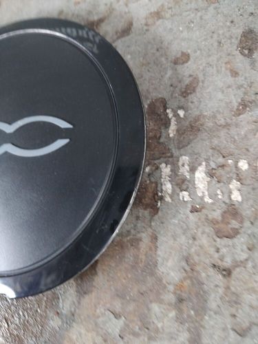 Fiat 500 Logo wheel centre cap black - BF22 #Fi4, US $, image 2