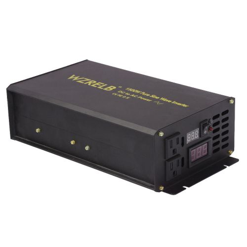 36V Pure Sine Wave Inverter 1500W Power 110V 120V AC Converter Solar Motor Home, US $175.75, image 2
