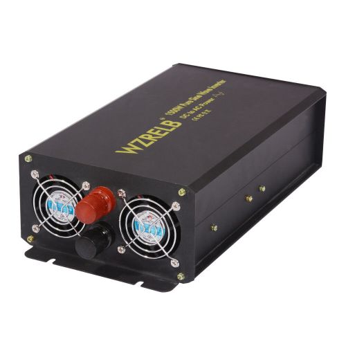 36V Pure Sine Wave Inverter 1500W Power 110V 120V AC Converter Solar Motor Home, US $175.75, image 7