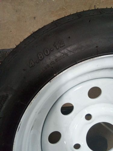 4.80-12 carlisle sport trail lh spoke white wheel/tire assembly lrc 5 lug pr