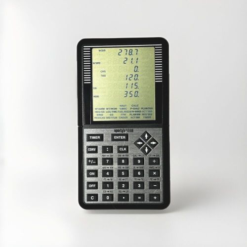 Sporty’s electronic e6b flight computer calculator