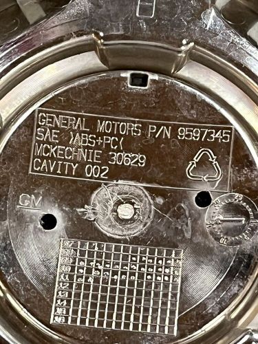 2009-2011 Chevy Avalanche Chrome Black Center Cap 7.5" Factory OEM 9597345, US $25.00, image 4