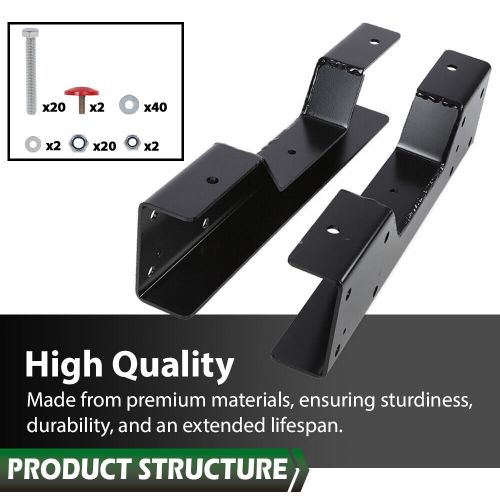 Fit For 1988-1998 Chevy/GMC C1500 Bolt-on Rear Axle Lowering C-Notch Bracket Kit, US $63.69, image 2