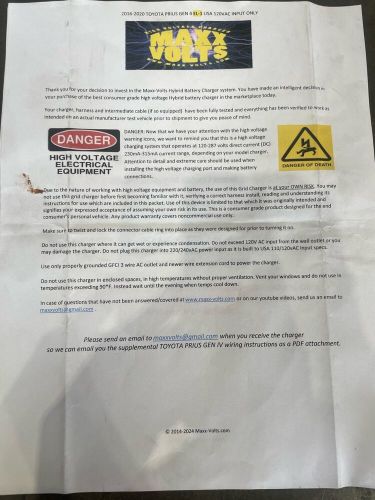 toyota prius hybrid battery charger Max Volts. 2016-2020, US $279.99, image 2