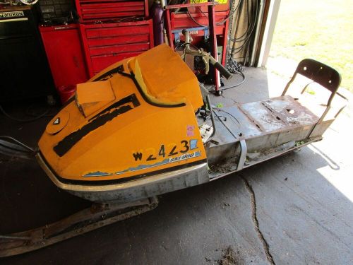 Vintage 72 Ski Doo Olympique 299 300 Snowmobile Chrome Front Bumper, US $99.99, image 11