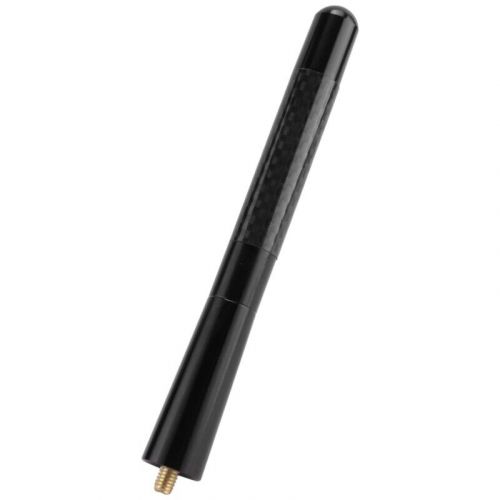 Universal 5 inch 120mm black antenna carbon fiber printer short-on car9853