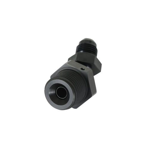 922468erl earl's 90 degree -6 an male to 1/2" npt male swivel - 45 degree