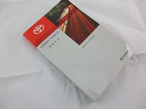 Owners Manual 01999-33A34 Toyota Camry Hybrid 2013, US $20.97, image 3