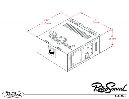 RetroRadio for 1977-83 Buick LeSabre BT, SXM, USB, AM/FM LC-M4-116-03-73B2, US $384.99, image 2