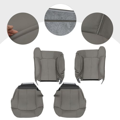 Front Seat Covers, Driver and Passenger Side Replacement Seat Cover, PU Grey, US $79.02, image 15