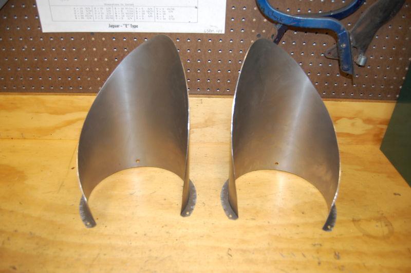 Jaguar e-type, xke bonnet s1 headlamp "sugar scoops" - better than original!!!