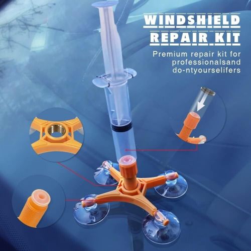 Reparador de parabrisas kit para reparar vidrios de carro golpes y arañazos