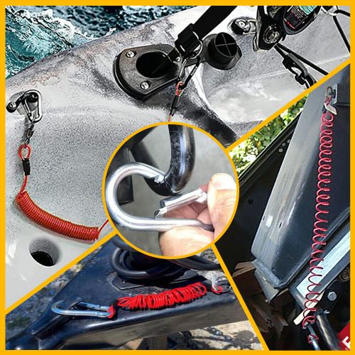 AUXITO Trailer Breakaway Cable 6' Coiled Safety Cables For RV, US $12.29, image 5