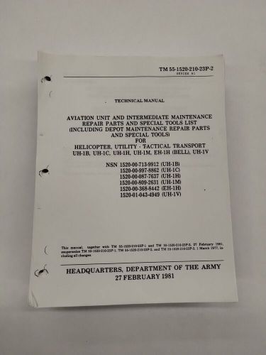 Bell UH-1B/1C/1H/1M/EH-1H/1V Utility-Tactical Transport Helicopter Maint-3 Vols., US $74.95, image 9