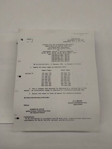 Bell UH-1B/1C/1H/1M/EH-1H/1V Utility-Tactical Transport Helicopter Maint-3 Vols., US $74.95, image 19