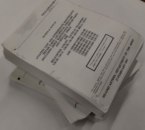 Bell UH-1B/1C/1H/1M/EH-1H/1V Utility-Tactical Transport Helicopter Maint-3 Vols., US $74.95, image 25