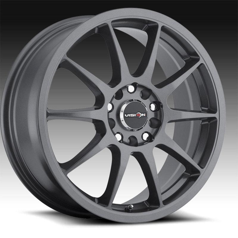 16" inch 5x4.5 5x100 gunmetal wheels rims 5 lug nissan scion toyota