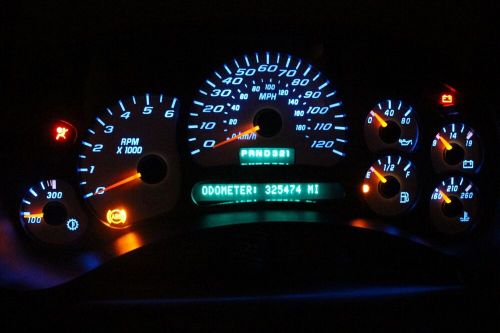 03-06 *REMAN *LED CHEVY GM SILVERADO SS 7-GAUGE INSTRUMENT CLUSTER 15177468 DTFW, US $332.99, image 2