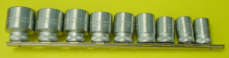 Stahlwille 1/2 drive large size metric socket set made in germany