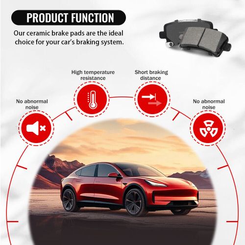 Front Disc Brake Rotors and Ceramic Brake Pads Kit for 2003 - 2008 Honda Pilot, US $87.09, image 9