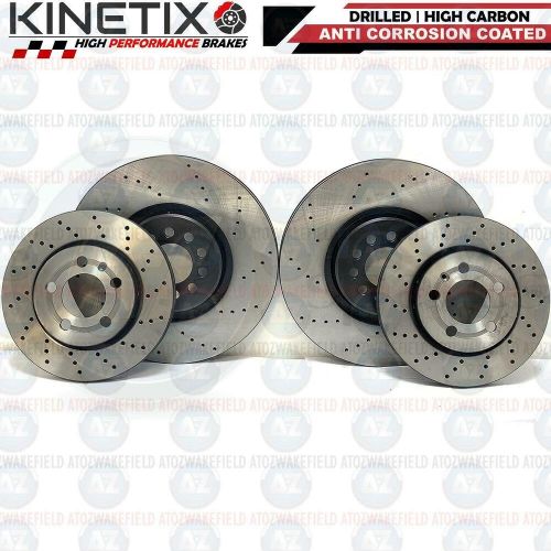 For Audi TT 3.2 VR6 Front Rear Cross Drilled Performance Brake Discs 334mm 256mm, US $, image 4