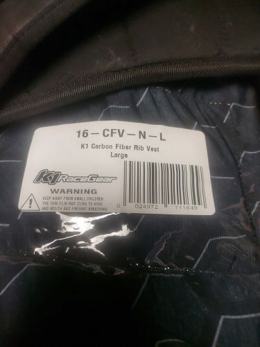 K1 RaceGear 16-CFV-N-L Carbon Fiber Rib Protector, Size L, US $91.95, image 3